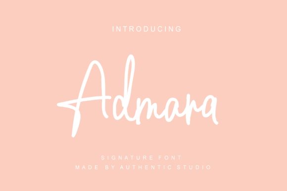 Admara: The Cute Handwritten Font for Authentic Branding