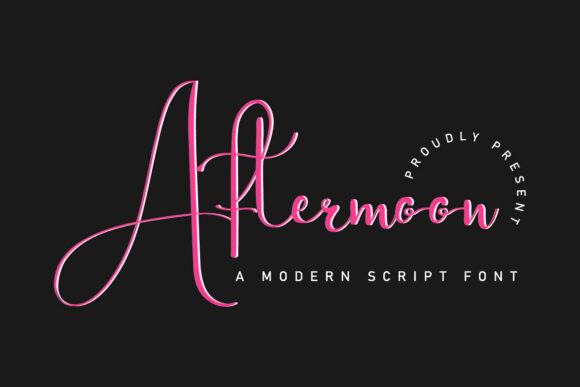 Aftermoon: The Elegant Handwritten Font That Adds Soul to Your Designs