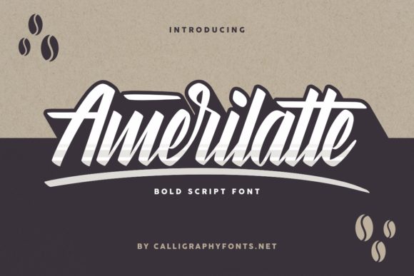 Amerilatte: A Bold Handwritten Font for Creative Projects