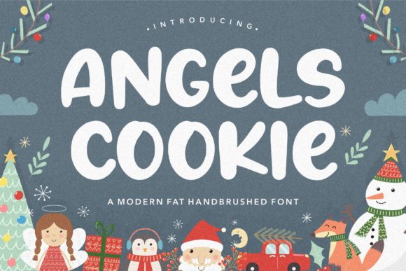 Angels Cookie: A Handwritten Font for Sweet Creativity