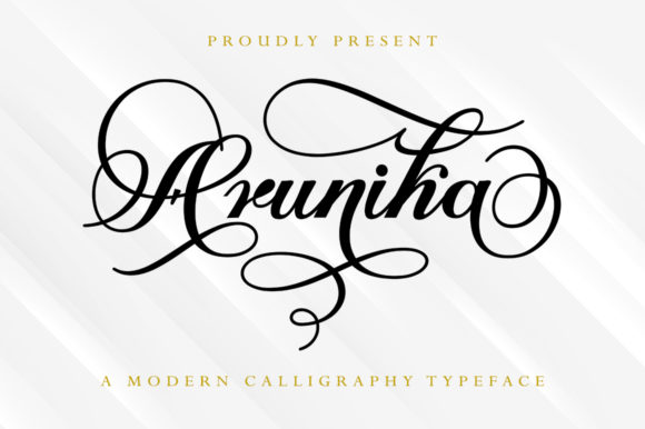 Arunika: An Elegant Handwritten Font for Modern Design Projects