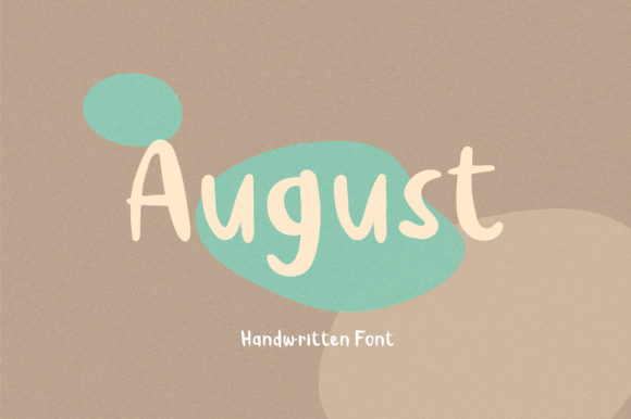 August: Handwritten Font for Authentic Design