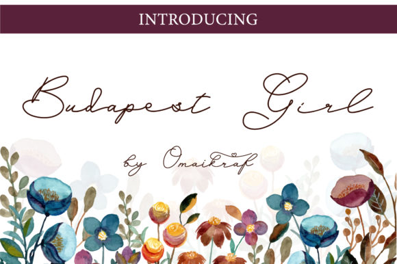 Budapest Girl: The Delicate Handwriting Font That Brings Personality to Your Projects