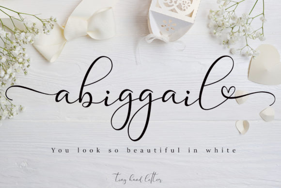 Captivating Elegance: The Handwritten Charm of the Abiggail Font