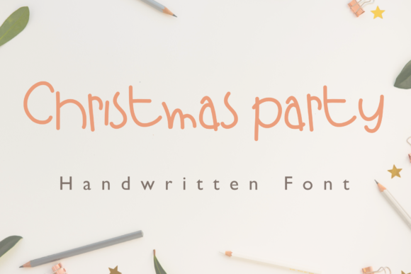 Christmas Party: A Cute Handwritten Font That Brings Holiday Projects to Life
