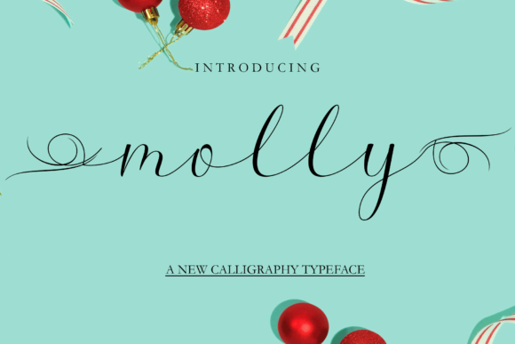 Discovering the Molly Font: A Masterclass in Elegant, Flowing Handwriting Design