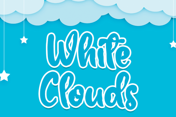 Evaluating White Clouds: A Professional Handwritten Font