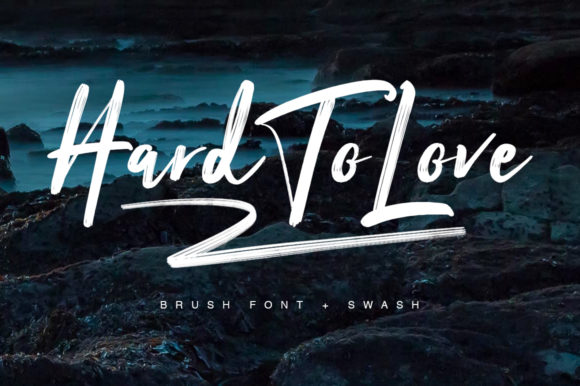 Hard to Love: The Brushed Handwritten Font That Earns Its Place