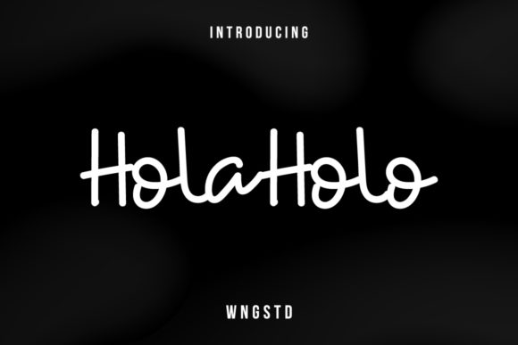 Holaholo: The Sweet and Quirky Font That Adds a Human Touch