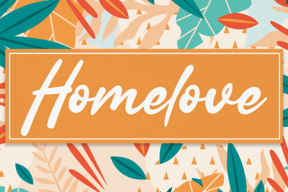 Homelove: The Gentle Handwritten Font for Authentic Design