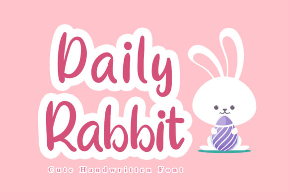 Introducing the Daily Rabbit Handwritten Font
