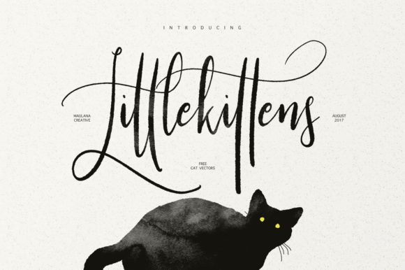 Little Kittens Font: Elegant Handwriting for Your Projects