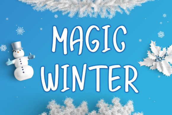 Magic Winter: The Handwritten Font That Transforms Creative Ideas into Spectacular Designs