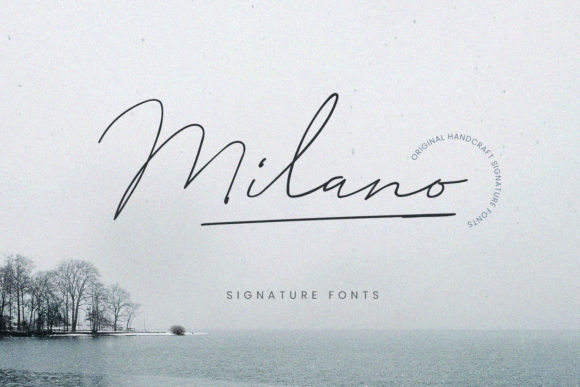Milano: A Thin Handwritten Font for Refined Creative Projects