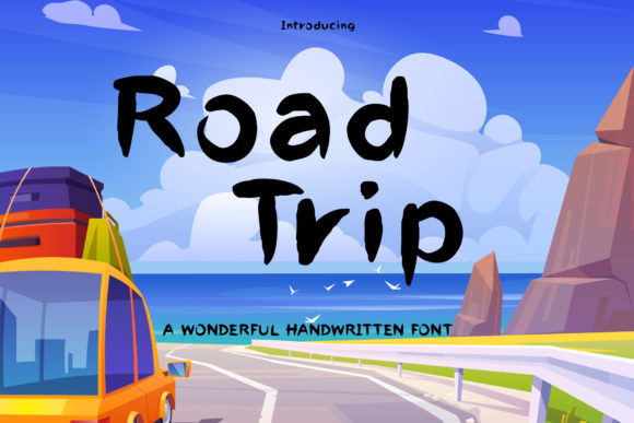 Road Trip Font: A Handwritten Style for Creative Projects