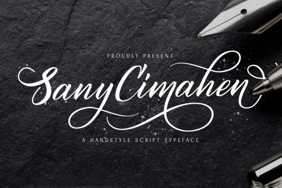 Sany Cimahen: Elevating Design Projects with Elegant Handwritten Typography