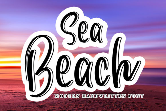 Sea Beach Font: The Handwritten Charm for Your Creative Projects