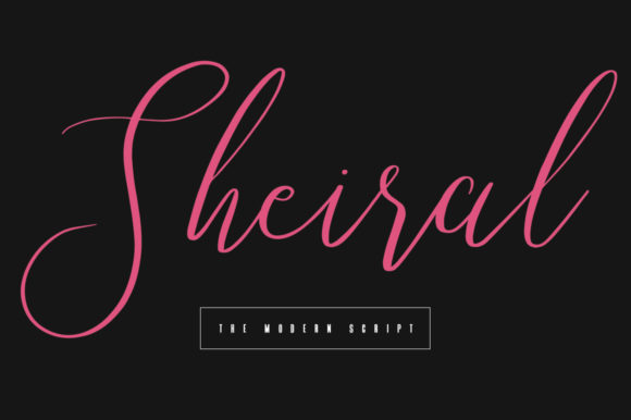 Sheiral: The Elegant Handwritten Font for Design That Speaks Softly
