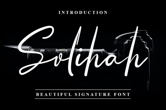 Solihah: A Cursive Script Font for Elegant Designs
