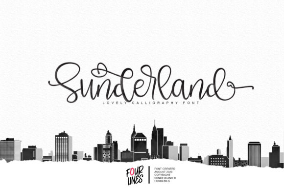Sunderland: A Refined Handwritten Font for Elegant Design Projects