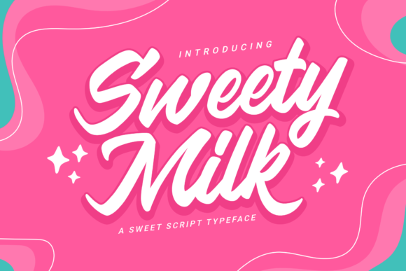 Sweety Milk: An Inspiring and Flowing Handwritten Font