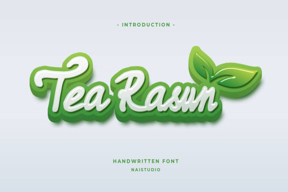 Tea Rasun: A Flowing Handwritten Font With Soul