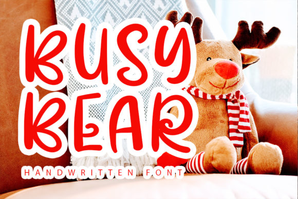 The Bold and Sloppy Charm of Busy Bear Font