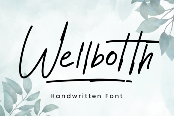 Wellbotth: The Handwritten Font That Makes Design Feel Human