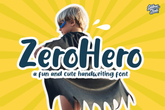 Zerohero Font: A Handwritten Style for Joyful Designs
